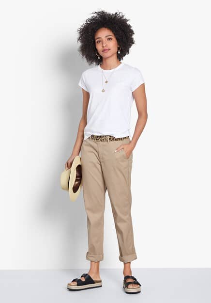 hush girlfriend chinos
