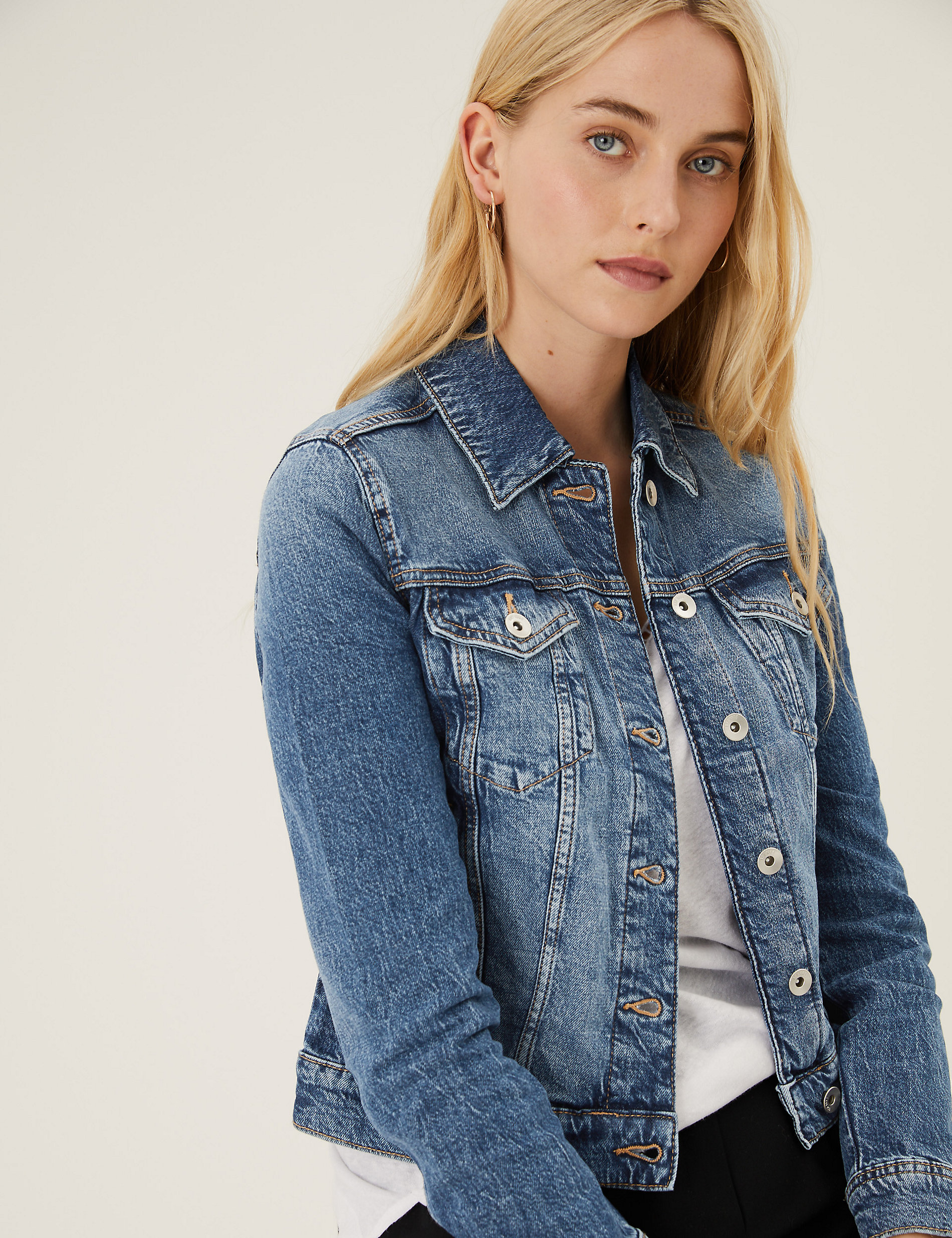 M&S Denim jacket with stretch